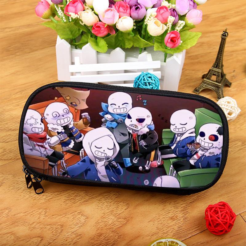 Пенал Undertale Большой Вместимости Нейлоновый Органайзер Для Студентов И Художников