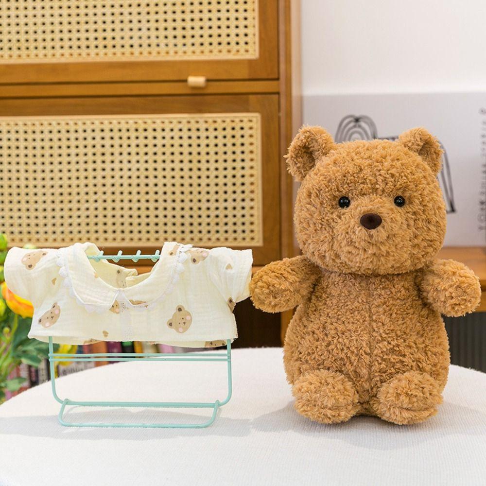 Collection Animal Bear Plush Toy Wearing Shirts Animal Plush Doll Kids Birthday Christmas