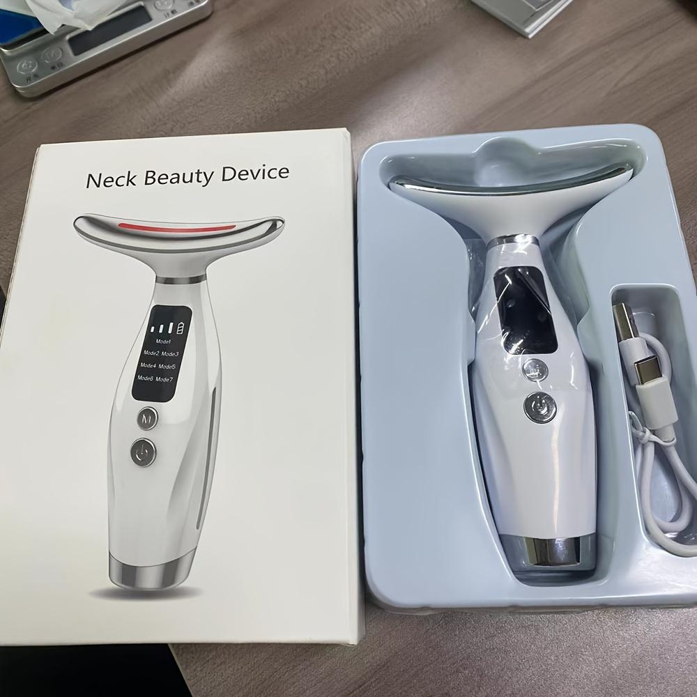 Массажер для лица Radiant Rejuvenation с 7-цветным светодиодом и подогревом - USB-зарядка, без запаха, средство по уходу за кожей для женщин - идеальный подарок на День матери