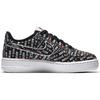 Nike Air Force 1 PRM Grade School 'Just Do It' (Unisex) Black / Total Orange-White Kids' Skateboarding Shoes AO3977 001