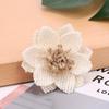 1Set (10Pcs) Linen Sunflower Flowers - DIY Handmade Decorations, Ideal for Embellishing Shoes, Hats & Home Decor