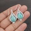 Серьги из амазонита, 925 пробы цельные серебряные серьги, ювелирные изделия ручной работы с драгоценными камнями, подарки для жены, абсолютно новые серьги
