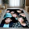 Модный B-BTS Kpop Звезда Гостиная Нескользящий Ковер Мягкий Ковер для Спальни Детской Игровой Комнаты Дивана, Домашний Декор Придверный Коврик Подарок
