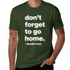 Techno Party Dont forget to go Home Amelie Lens TShirt for a boy sublime Unisexs graphic tshirts