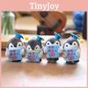 Adorable Fluffy Penguin Plushie Keyring Charming Stuffed Animal Bag Charm