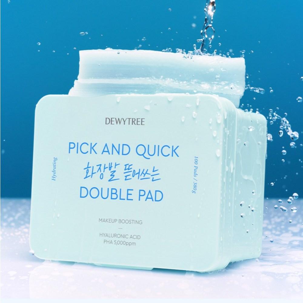 Двойные салфетки для снятия макияжа со стоп Deweytree Pick&Quick 380 г, 100 шт., 2 шт.