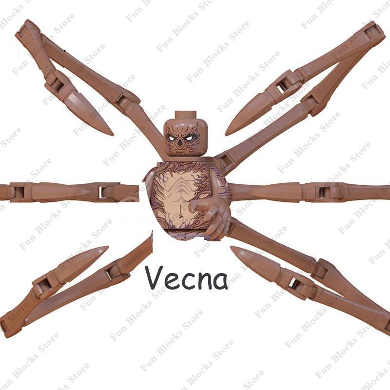 Montauk Upside Down World Building Blocks Demogorgon Vecna Eleven Mini Action Figures Bricks Model Movies Dolls Toys Kids Gift