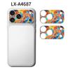 2PCS Full Cover Lens Color Skin Sticker Lens Protective Film for iP 17 Pro Max 17Pro Mobile Phone