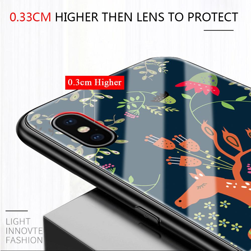 Чехол для телефона из закаленного стекла для iPhone 11 12 13 14 15 16 17 Redmi 10 12 14C Note10 Note14 Xiaomi 11Lite PocoC75 Мягкий край Ударопрочный Гладкий чехол