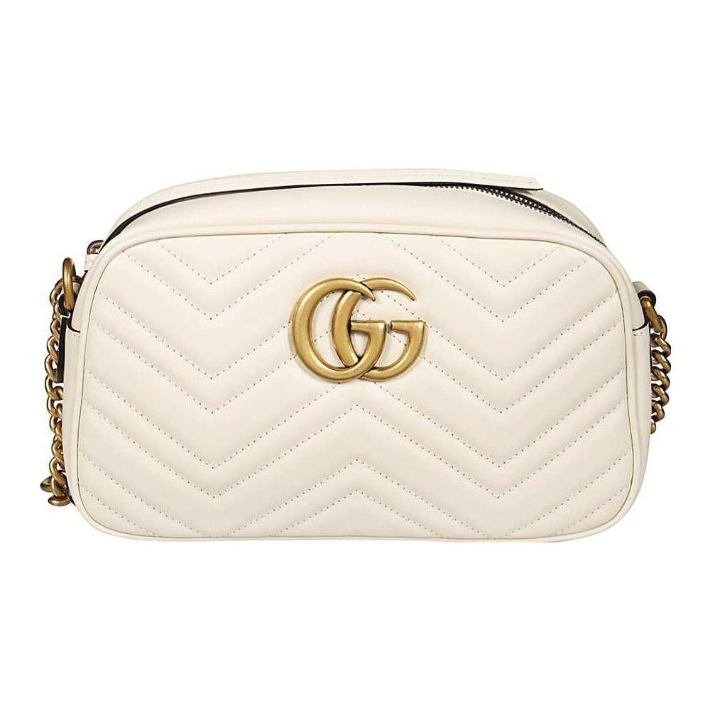 Gucci GG Marmont Small Shoulder Bag White Women Shoulder_bags 447632-DTD1T-9022
