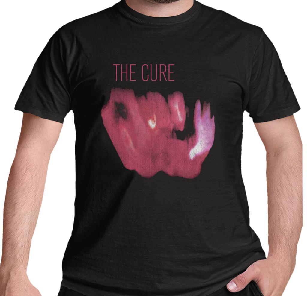 Футболка The Cure Pornography Официальная Черная Классическая Готик-рок-группа Ретро Новая