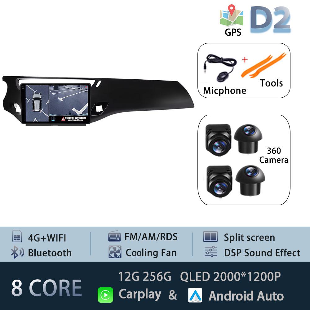 Android 15 Car Radio For Citroen C3 DS3 2010-2016 5G WIFI Head Unit Navigation Autoradio DSP BT Wireless Carplay Auto 4G