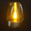 Solar Candle Light Flameless Led Night Lights Stainless Steel Waterproof Lawn Light Outdoor Garden Birthday Party Decor