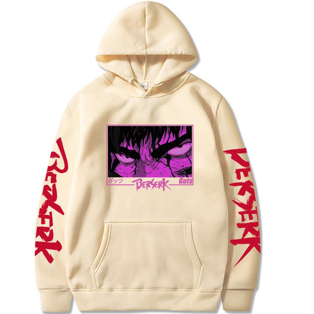Riman Berserk Sword Wind Legend Printed Loose Casual Hoodie Harajuku Fleece Plus Size Sweater