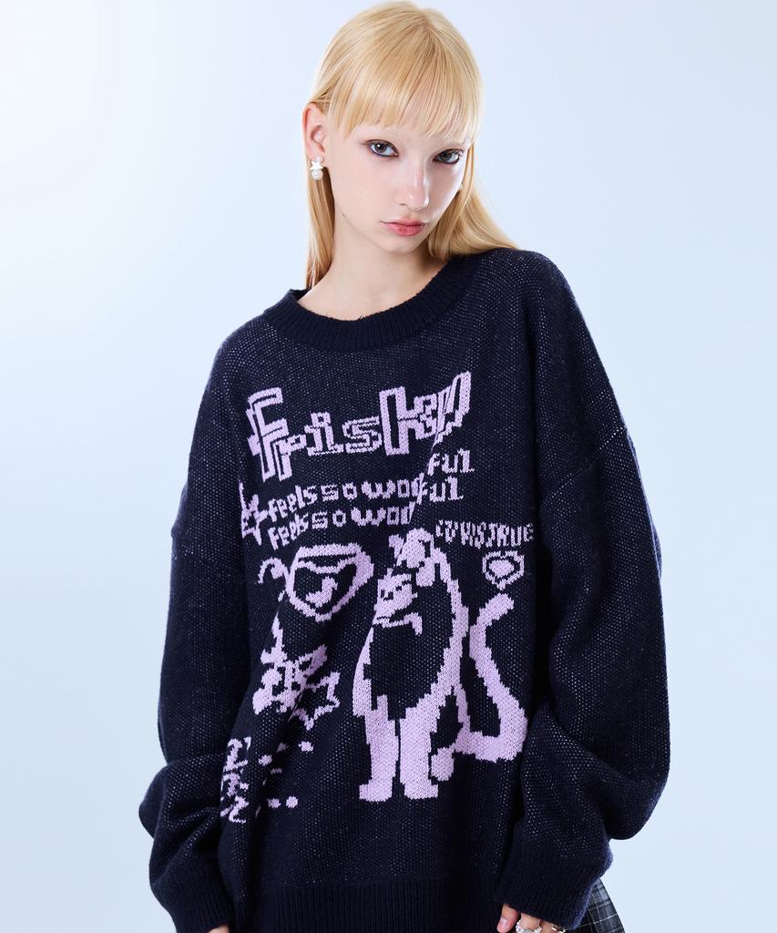 LUVISTRUE Fs Nyang-I Knit(Navy)