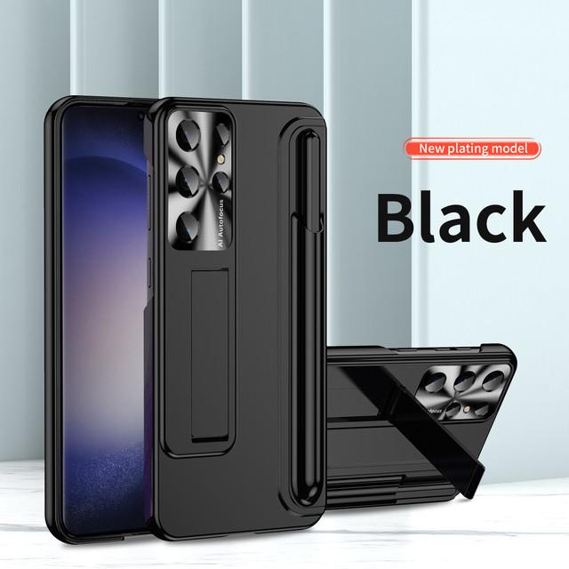 Противоударный держатель S Pen, аксессуары для телефонов, чехол для Samsung Galaxy S23 Ultra S 23 Plus, 5 г, задняя крышка, чехол для Samsung S23 Ultra