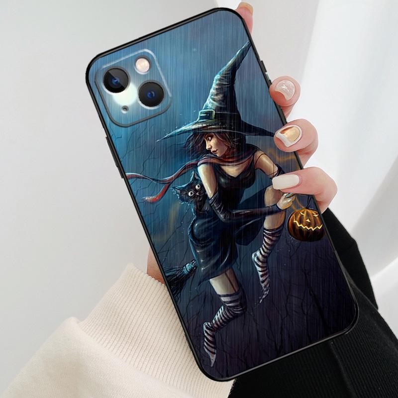 Чехол для телефона Ужасы Лунной Ведьмы Для iPhone 17 Pro Max 14 13 12 11 15 16 Pro Max mini 16 15 Plus 16e 17 Air Cover