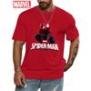 Футболка Marvel «Удивительный Человек-паук» с принтом, 2025 год, летняя, американская, свободная, повседневная, с коротким рукавом, для мужчин и женщин.