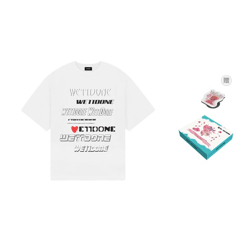 WE11DONE logo-print short-sleeve T-shirt WD-TT3-22-901-U-WH