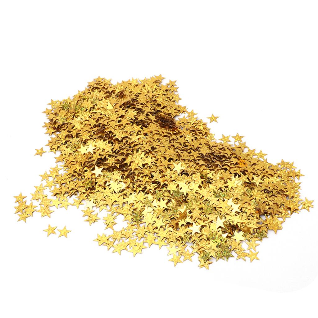 4000pcs 10mm PVC Star Table Confetti Sprinkles for Christmas Wedding Birthday Party Decoration
