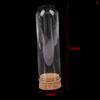 1/6 Doll Glass Dome Display Wood Cork Bell Jar With Wooden Base Decoation Craft