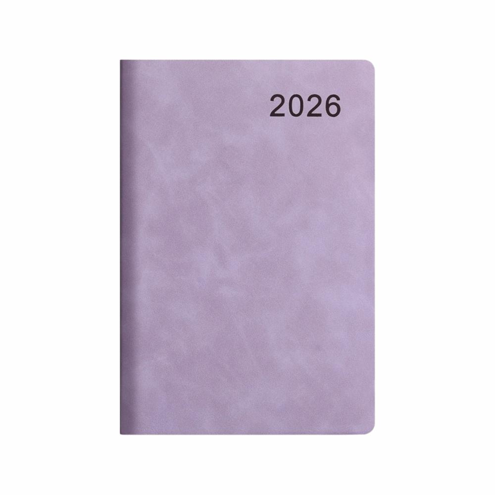 Professional 2026 Planner Book 360 Pages PU Academic Daily Organizer Colored Monthly Mark A5 Self-Discipline Calendar Planner