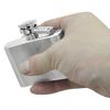 Stainless Steel Pocket Hip Flask  Whiskey Liquor Screw Cap 2 Oz / 3.5oz