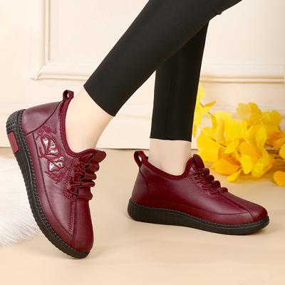 Зимние новые бархатные утолщенные хлопковые туфли из полиуретана женские на мягкой подошве нескользящие пекинские тканевые туфли женские теплые туфли для пожилых женщин