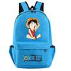 Anime One Piece Backpack for Boy Girl Hildren Back To School Schoolbag Student Kawaii Backpack Luffy Nami Usopp Lightweight Bags