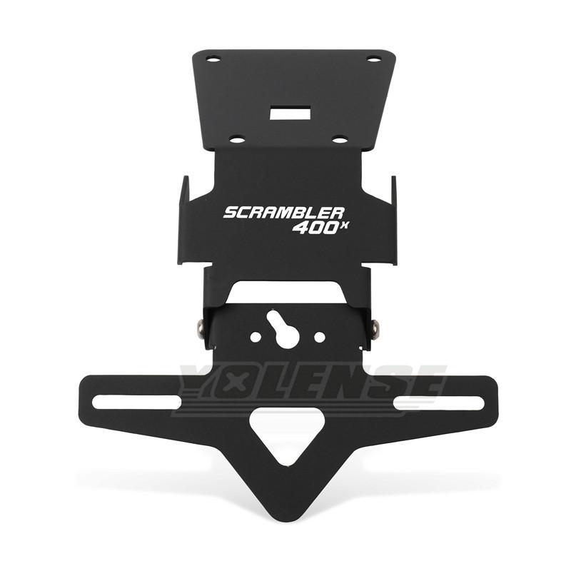 Motorcycle Tail Tidy Fender Eliminator Registration License Plate Holder Bracket Fit For Scrambler 400X For Speed 400 2024 2025