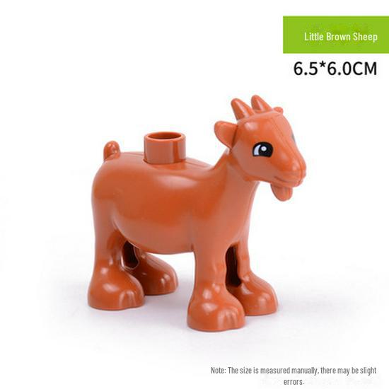 Аксессуары для животных из крупных частиц: Совместимые конструкторы Lego для детей от 3 лет и старше — детали для моделирования прерий, океана и джунглей