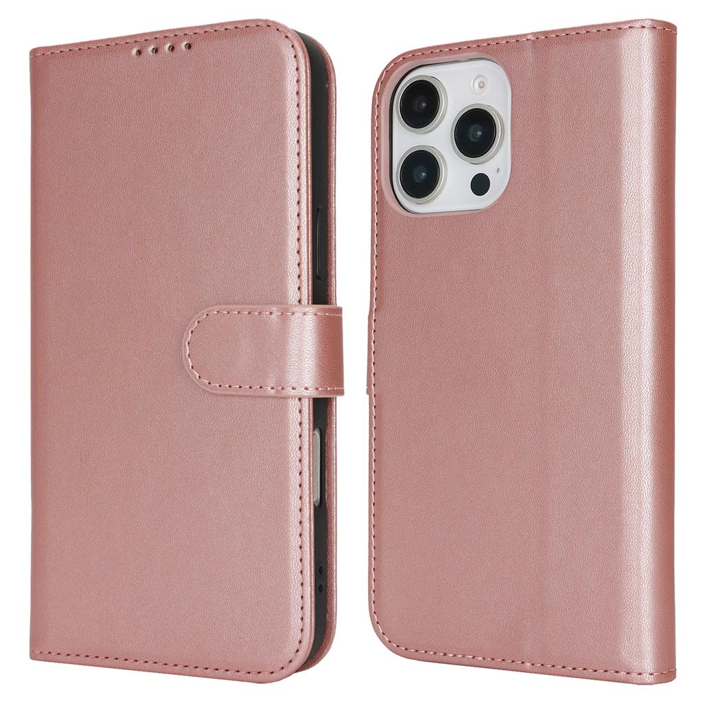 For iPhone 16 Pro Stand Case Shockproof Leather Wallet Phone Cover