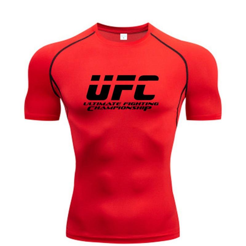 Футболка Уважайте Бой Мужская с коротким рукавом Тренировочные Топы Ultimate Fighting Championship