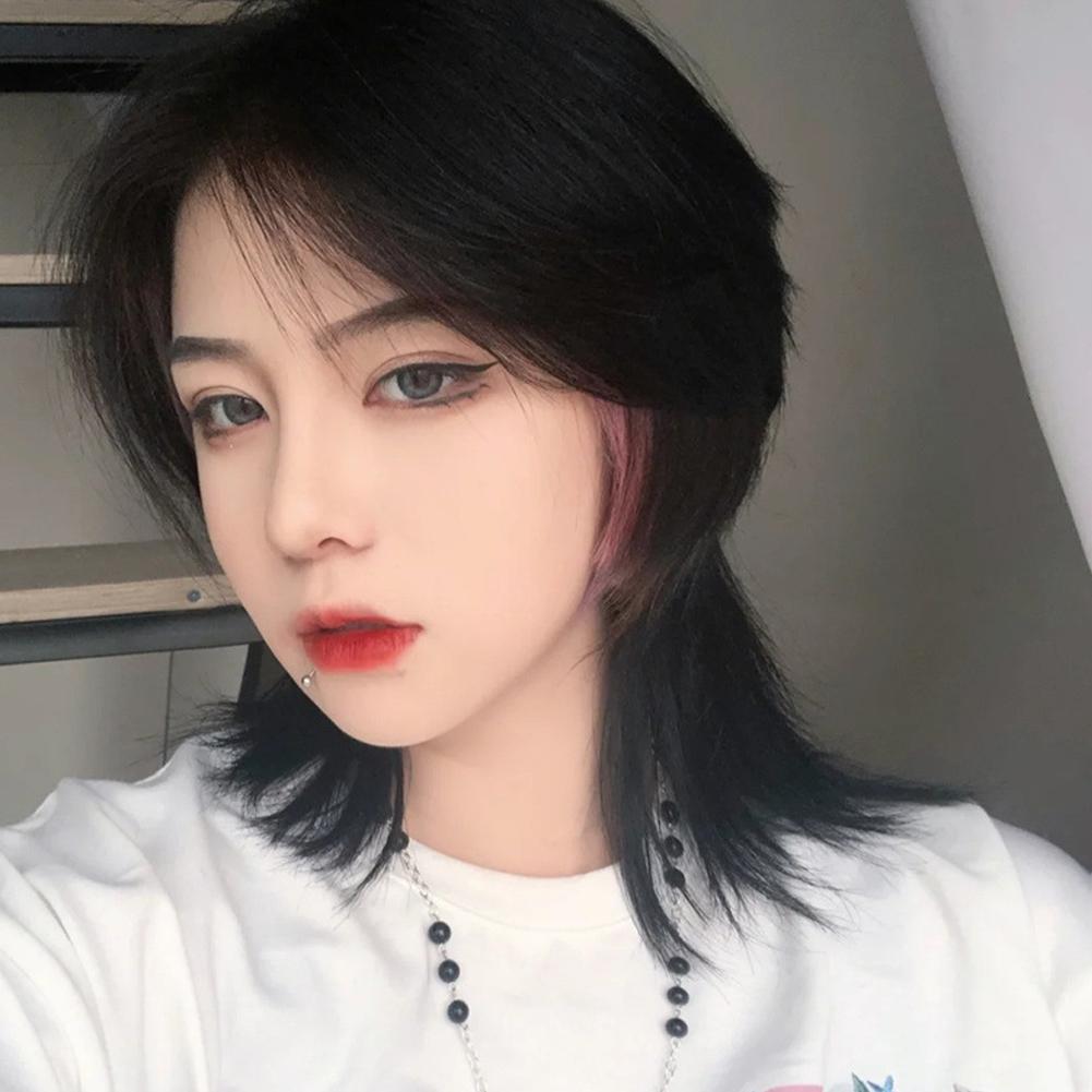 Синтетический пушистый кефаль головной тип короткий парик модные наращивание волос персонализированные аксессуары для волос для женщин мужчин инструмент для укладки волос