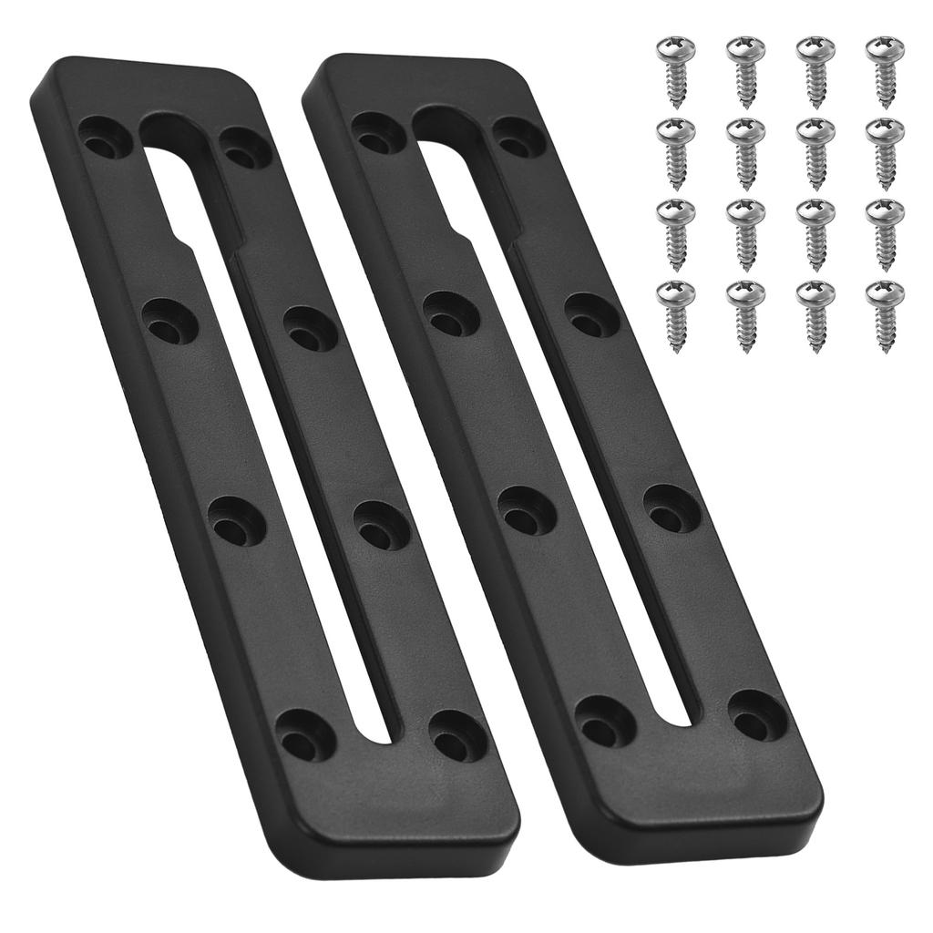 1 Pair Kayak Track Plastic Kayak Rail Kayak Accessories Mount Track for Fishing Rod Holder