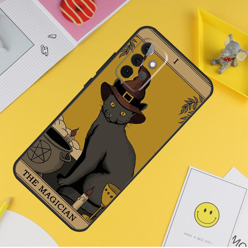 Cats Tarot Witchcraft Case For Samsung Galaxy A16 A26 A36 A56 A06 A55 A35 A15 A53 A32 A52 A33 A13 A14 A34 A54 A17