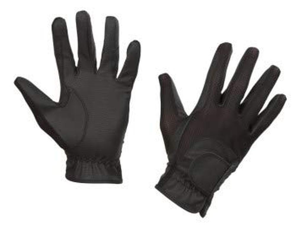 Covalliero Summer Riding Gloves Unisex Black 6/XS KE-GR-323840
