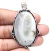 Кулон Дендритовый Опал Драгоценный камень Ручная работа Подарок для нее Серебряные украшения 2,75"