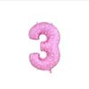 1PC 32inch Foil Number Balloon Dots Aluminium Ballons Kids Baby Hundred Days Party Decorate Balloons Bedroom Decorations