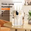 USB Small Humidifier With Three Sprays And Large Amount Of Mist/Mini Humidifier With Night Light For Bedroom Desktop Large Mist