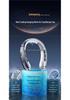 2025 Ленивый шейный вентилятор: USB-перезаряжаемый, 100 скоростей, Безлопастной, Охлаждение ледяной керамикой
