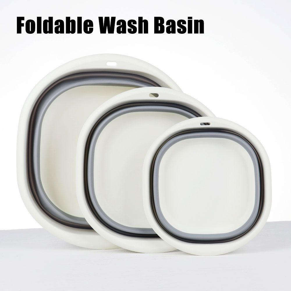 Multi-purpose Foldable Washbasin Picnic Cleaning Tool Collapsible Wash Basin Washing Up Bowl