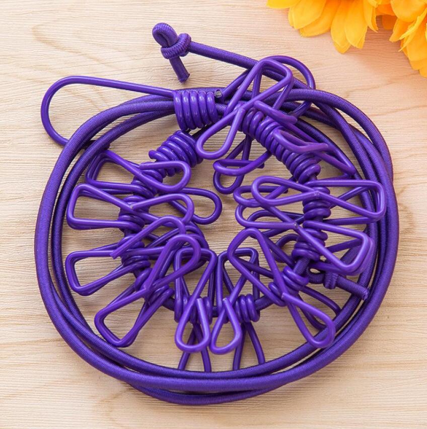 Red Clothesline With Clamp Household Goods Practical And Popular Products