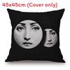 Linen Vintage Piero Fornasetti Face Throw Pillow Case With Elegant Design And Durable Material