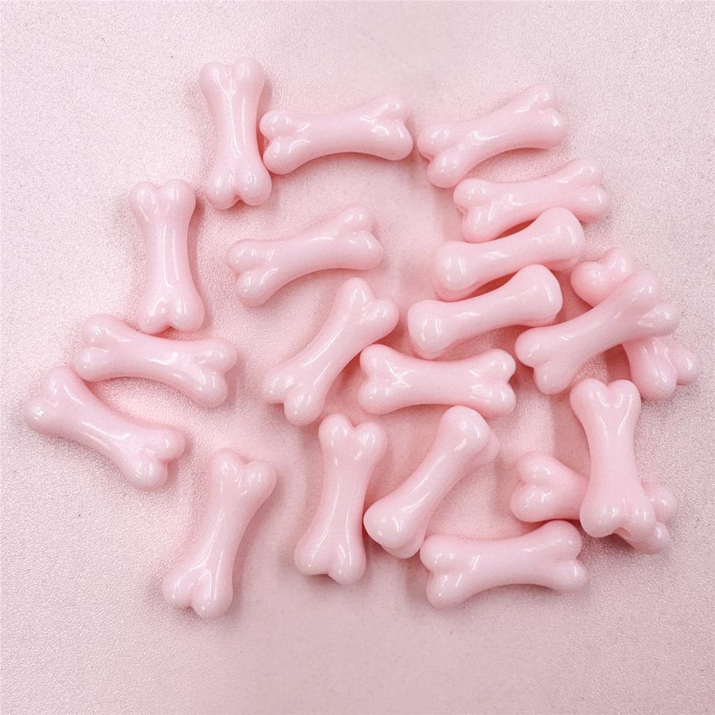 Colored bones 20Pcs Fashion Beads Acrylic bead Handmade Materials 8.6*20mm  Accessories