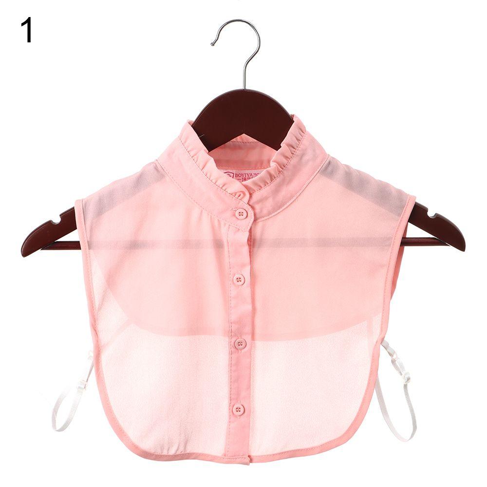 Vintage Detachable Cotton Clothes Accessories Shirt Fake Collar Lapel Blouse Top False Tie