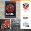 Ретро Металлическая Вывеска Ром Bacardi Декор для Бара