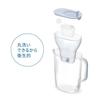 BRITA Water Filter, Jug-Style, PFOS/PFOA Removal Tested, Filtered Water Capacity: 1.75L (Total Capacity: 3.5L) [Official Japanese Product] Includes On