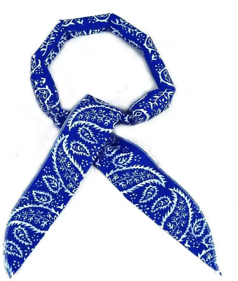 Multifunctional Summer Cooling Scarves Neck Wrap Headband Cooling Bandana Scarf Cold Towel Unisex Printed Soaked Tie Around Neck