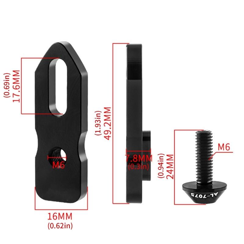 Велосипеды Тормозные Суппорты Адаптер-удлинитель Долговечность Алюминиевые Сплавы Тормозной Адаптер для Горных Складных Велосипедов